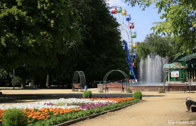 В парке Таганрога